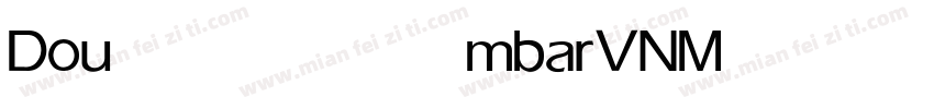 DoumbarVN Medium字体转换